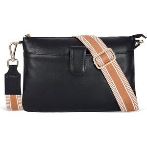 Leather Crossbody Bag Small for Women Adjustable Strap Compact Versatile
